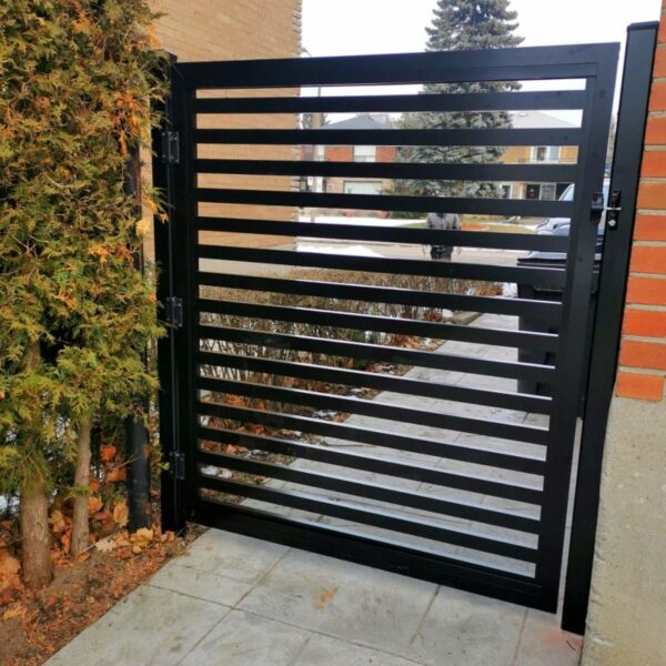 Aluminum Semi-Privacy Screen Gate