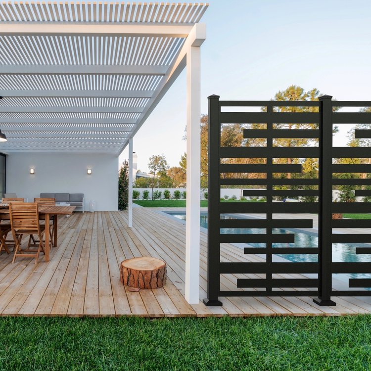 Planks privacy Screen for Pool