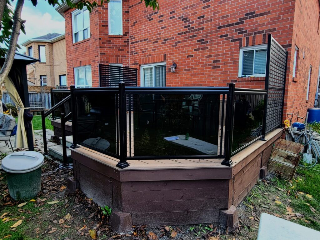 Frosted Glass Privacy Screen