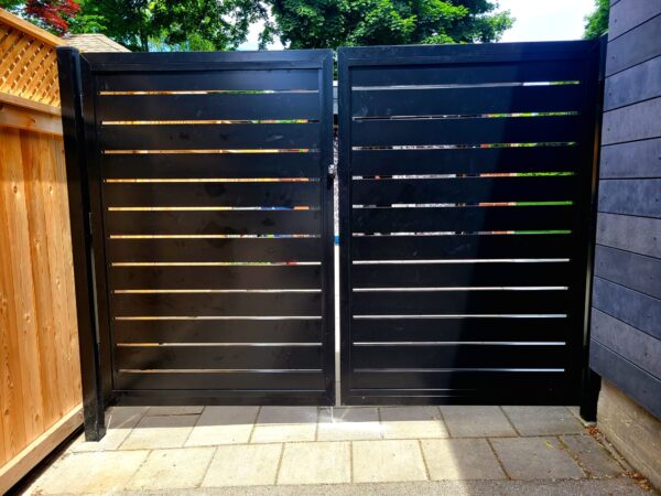 Aluminum Double Gates